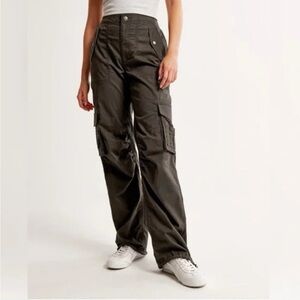 Abercrombie & Fitch | Baggy Cargo Pants Olive Green